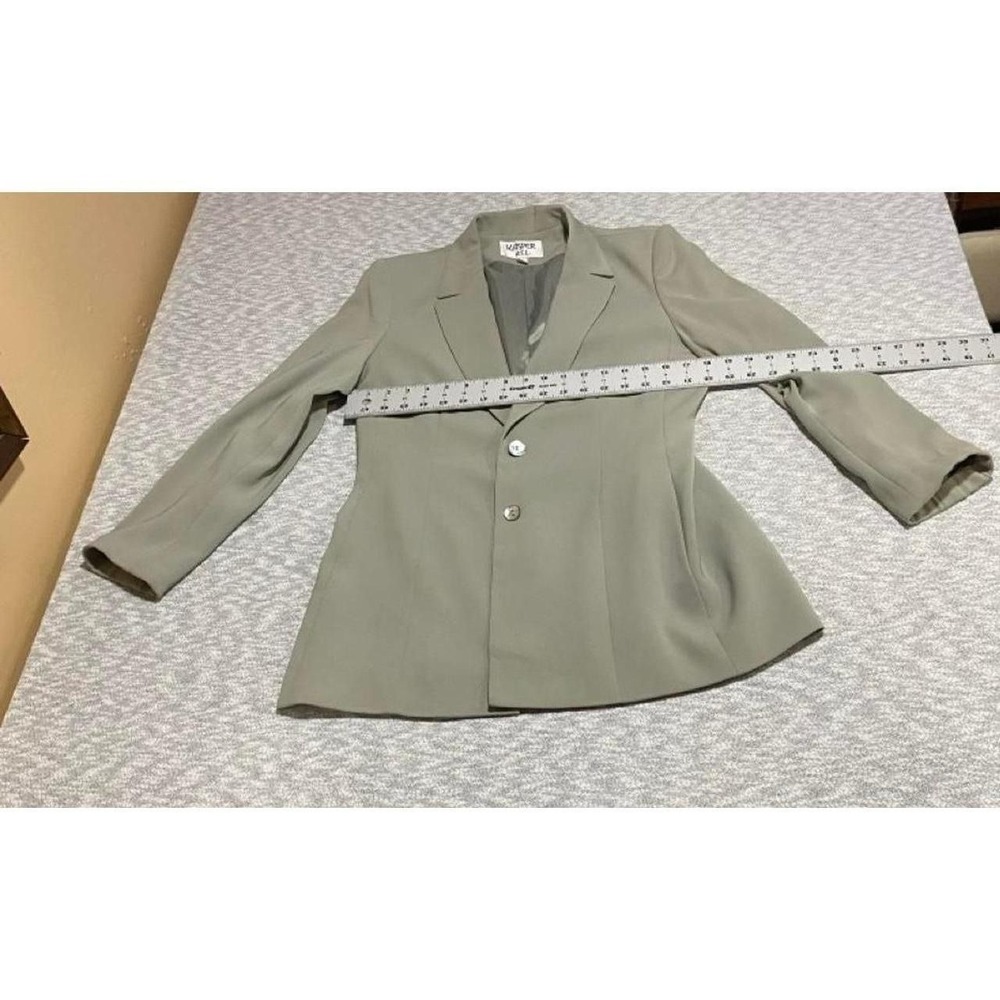 Kasper A.S.L. blazer & Skirt set women 8. Olive green professional. SKU-B715